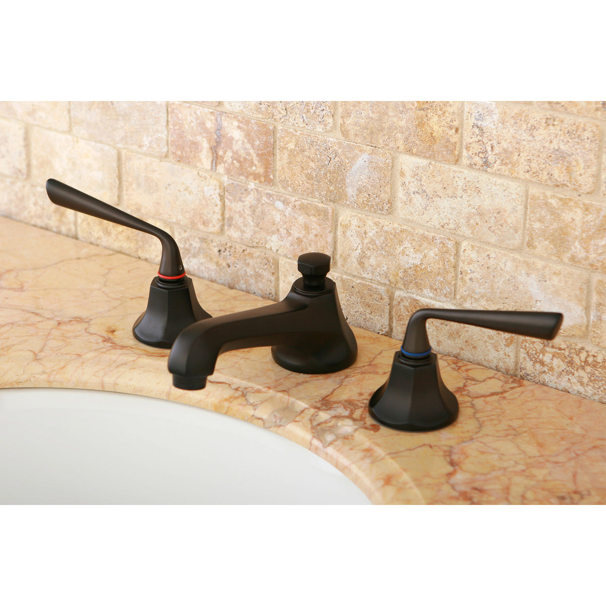 Kingston Brass KS4468ZL 8 in. Widespread Bathroom Faucet