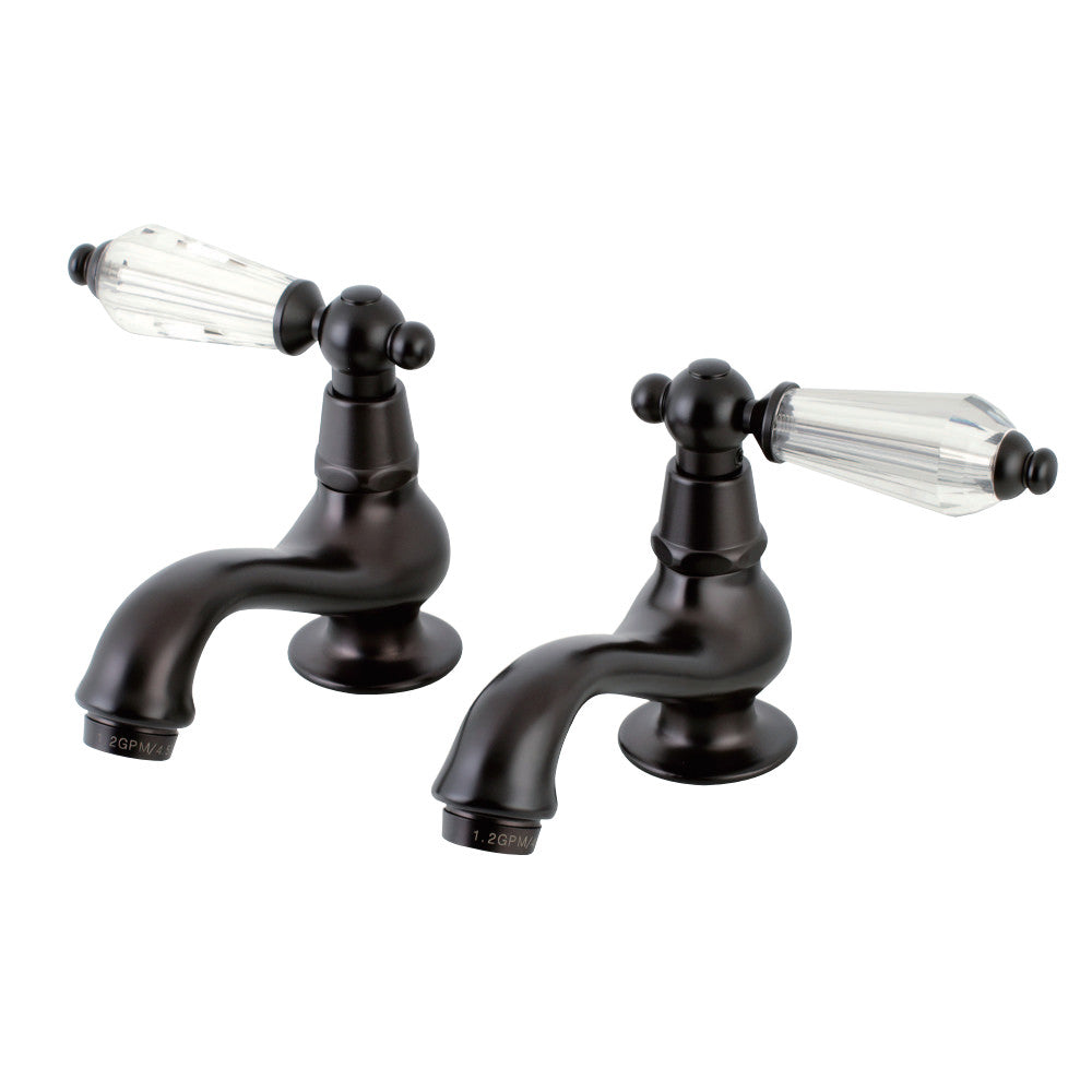 Kingston Brass KS1102WLL Basin Tap Faucet with Cross Handle
