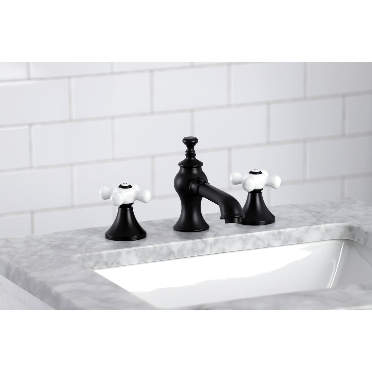 Kingston Brass KC7066PX Vintage 8 in. Widespread Bathroom Faucet