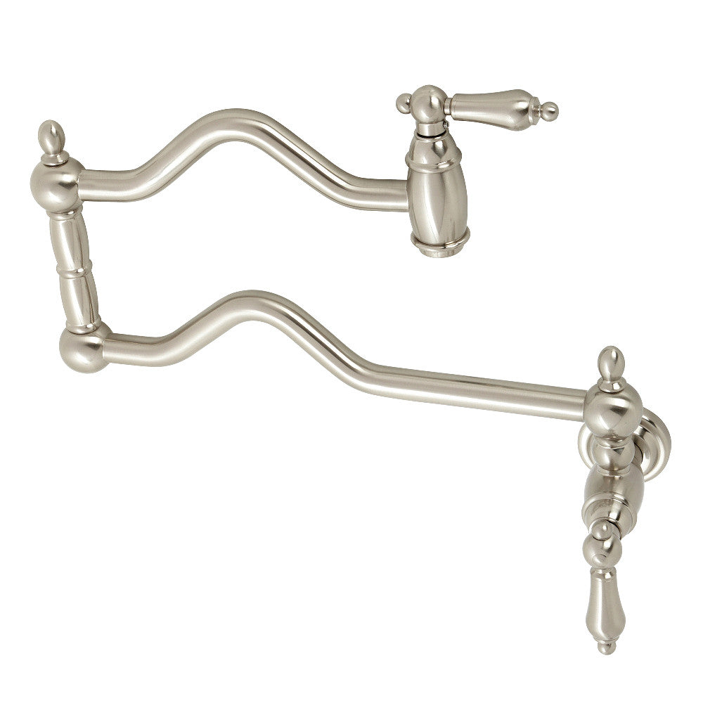 Kingston Brass KS2100AL Heritage Wall Mount Pot Filler