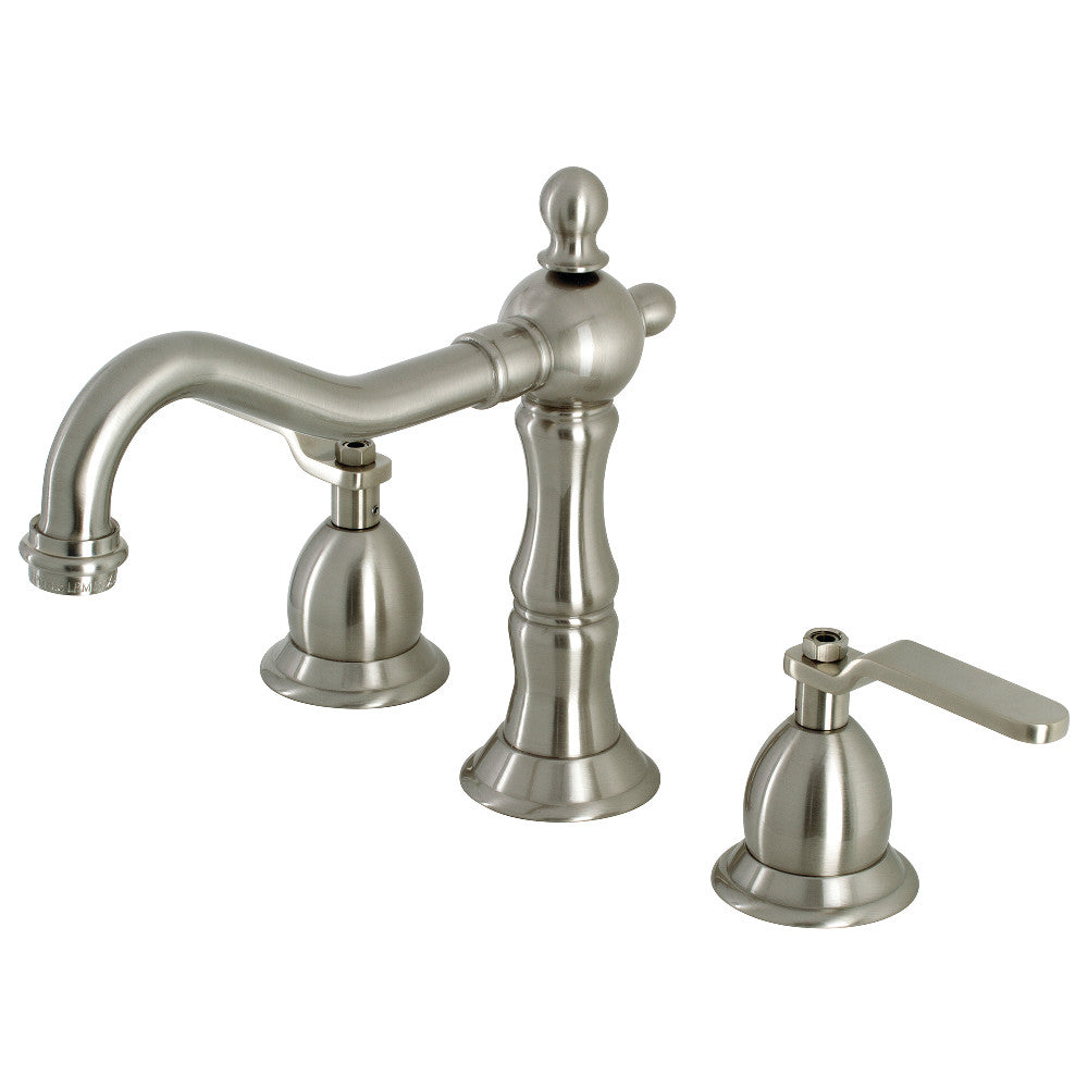 Kingston Brass KS1970KL Whitaker Widespread Bathroom Faucet with Brass Pop-Up