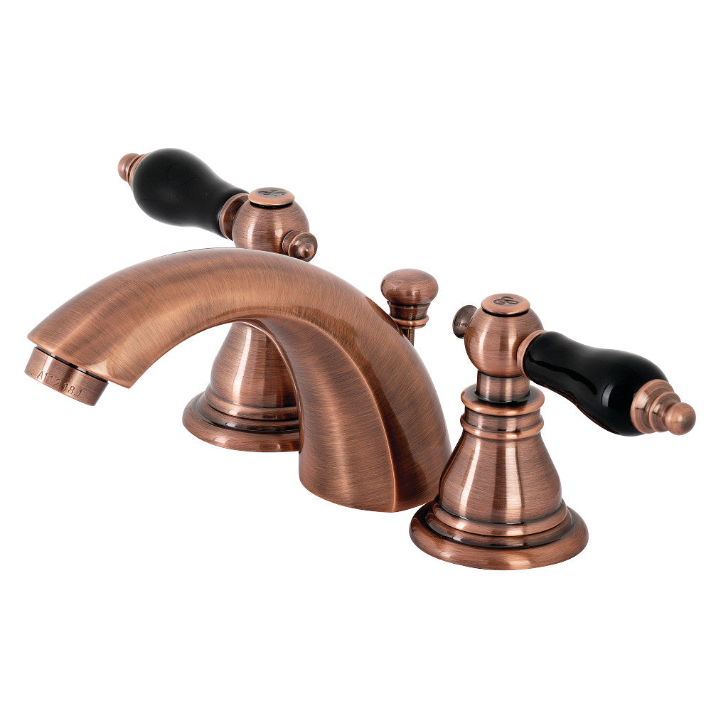 Kingston Brass KB958AKL Duchess Widespread Bathroom Faucet with Plastic Pop-Up