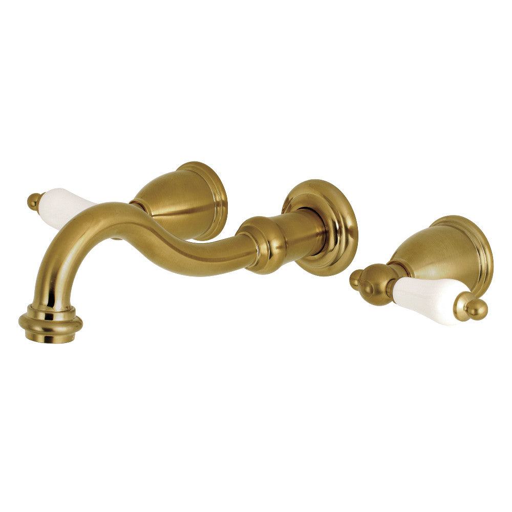 Kingston Brass KS3122PL Vintage 2-Handle Wall Mount Bathroom Faucet