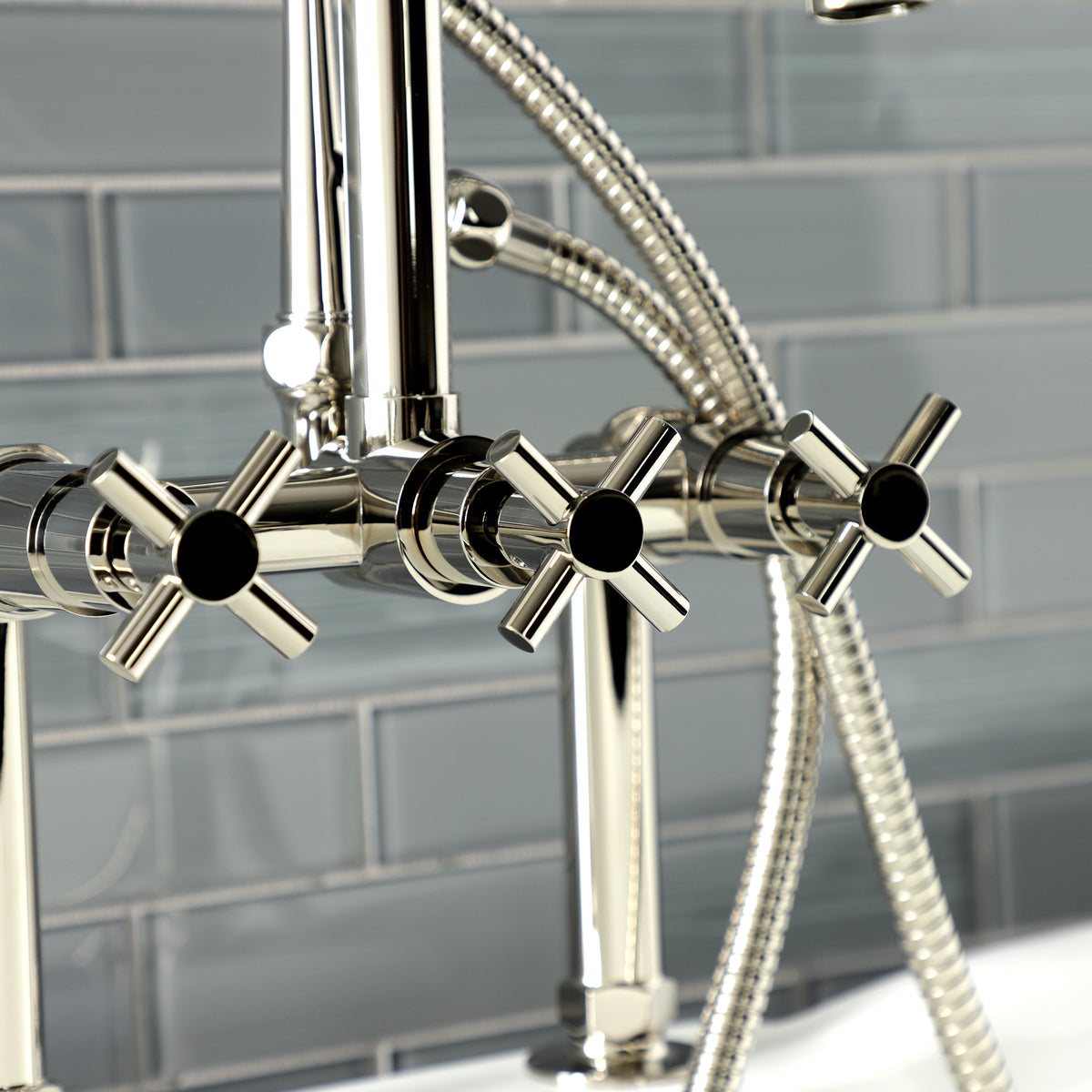 Aqua Vintage Concord Deck Mount Clawfoot Tub Faucet