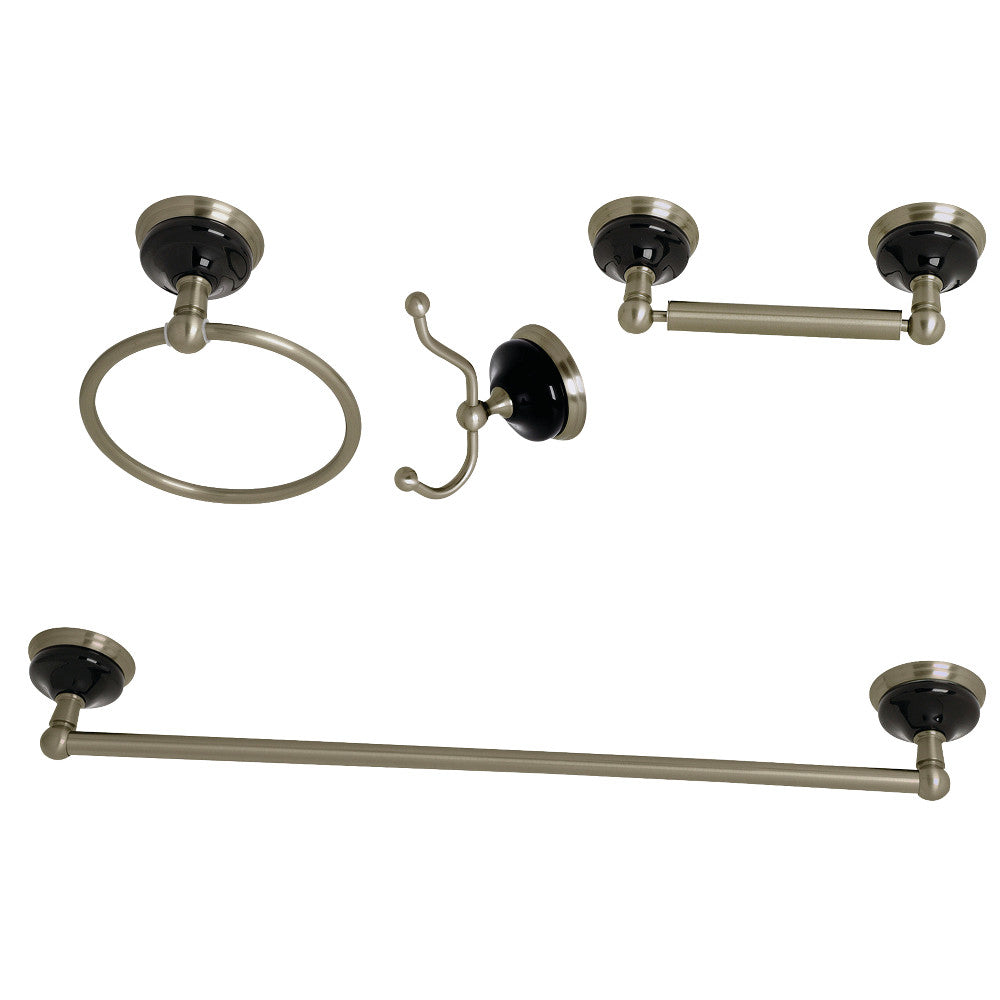 Kingston Brass Water Onyx 4-Piece Bathroom Accessory Set