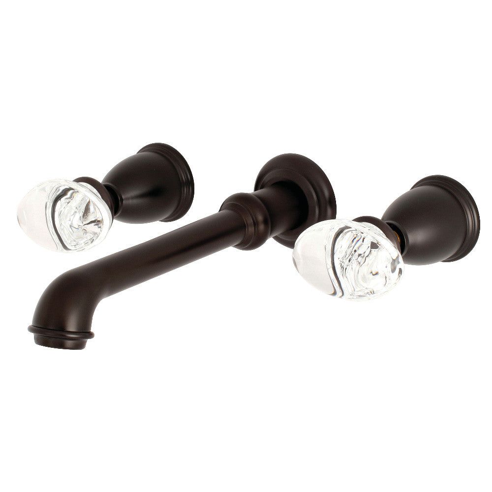 Krystal Onyx Wall Mount Roman Tub Faucet