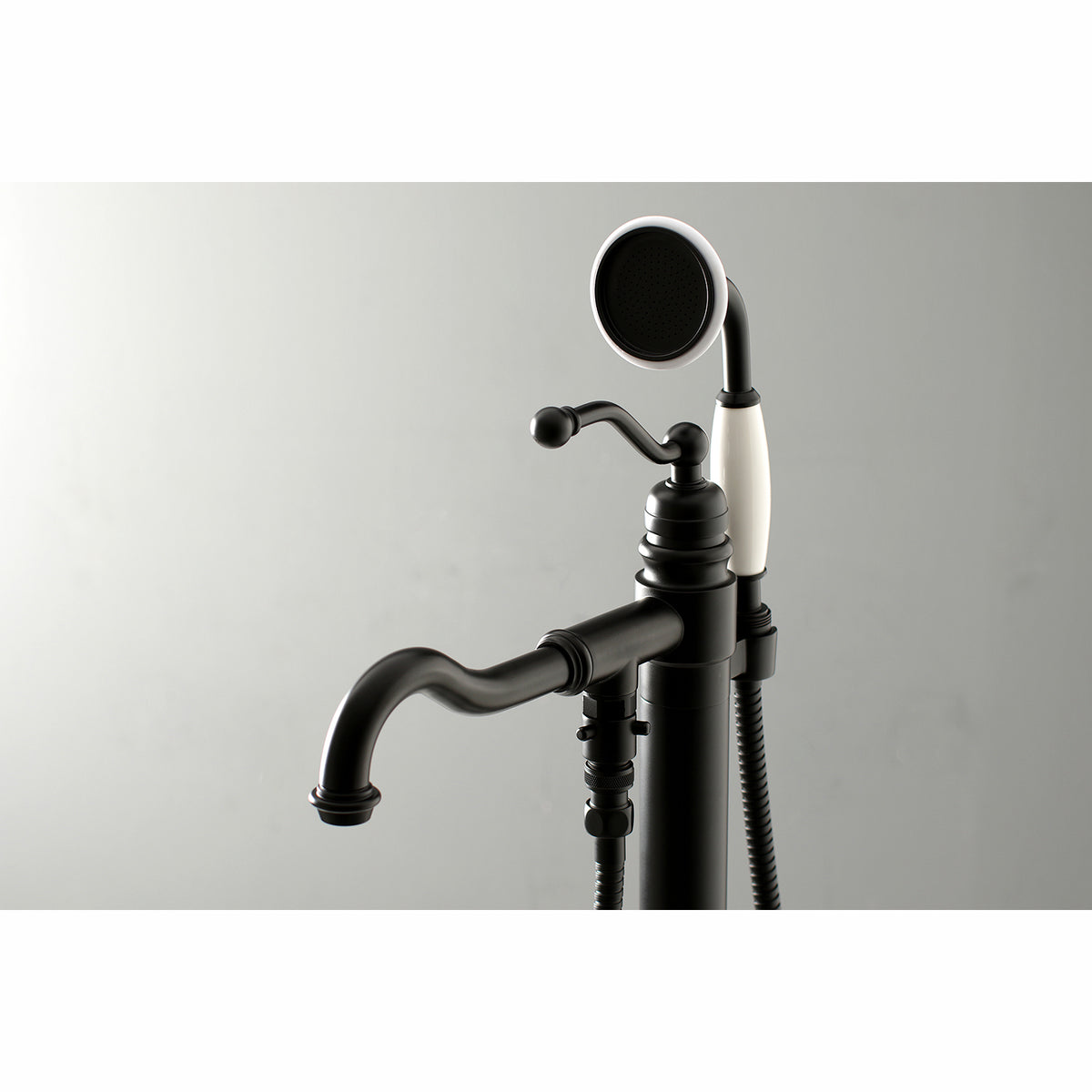 English Country Freestanding Tub Faucet with Hand Shower