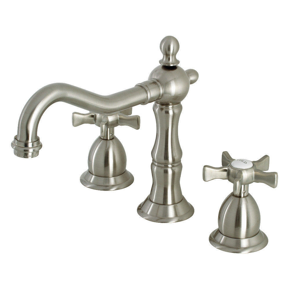 Kingston Brass KS1977NX Hamilton Widespread Bathroom Faucet with Brass Pop-Up