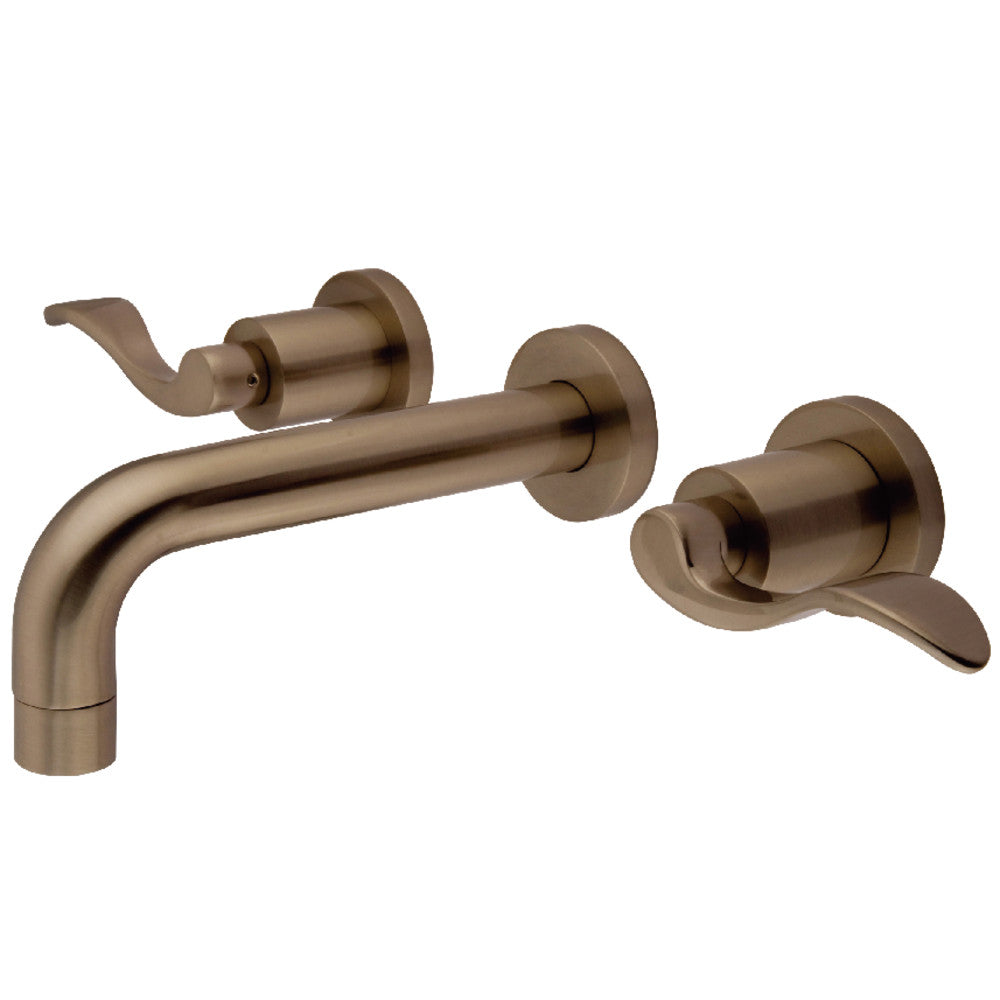 Kingston Brass KS8126DFL NuWave 2-Handle Wall Mount Bathroom Faucet