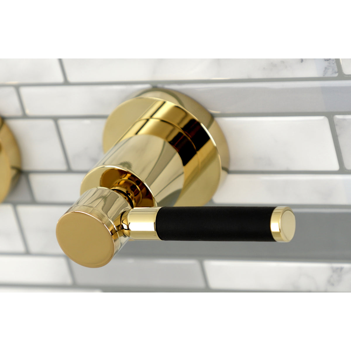Kingston Brass KS8121DKL Kaiser 2-Handle Wall Mount Bathroom Faucet