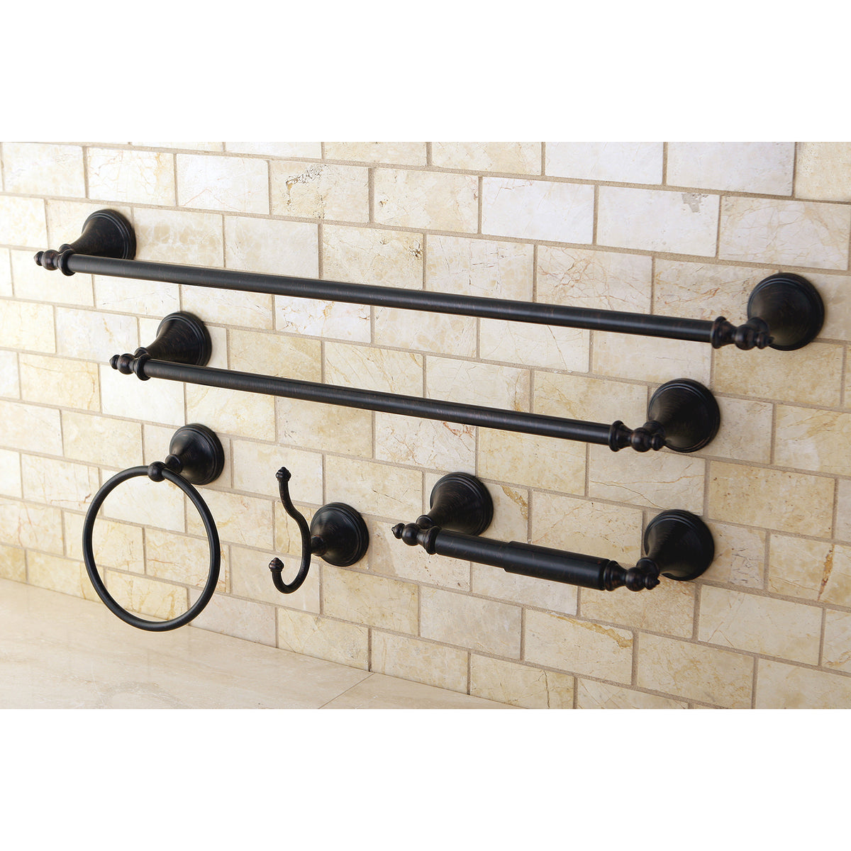 Kingston Brass Naples 5-Piece Bathroom Accessory Set