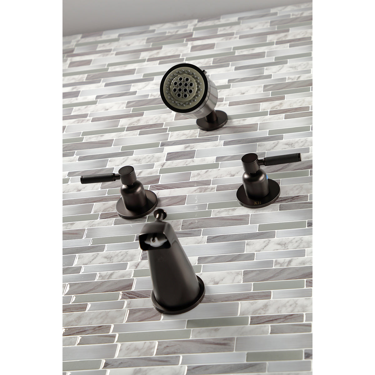 Kaiser Two-Handle Tub and Shower Faucet