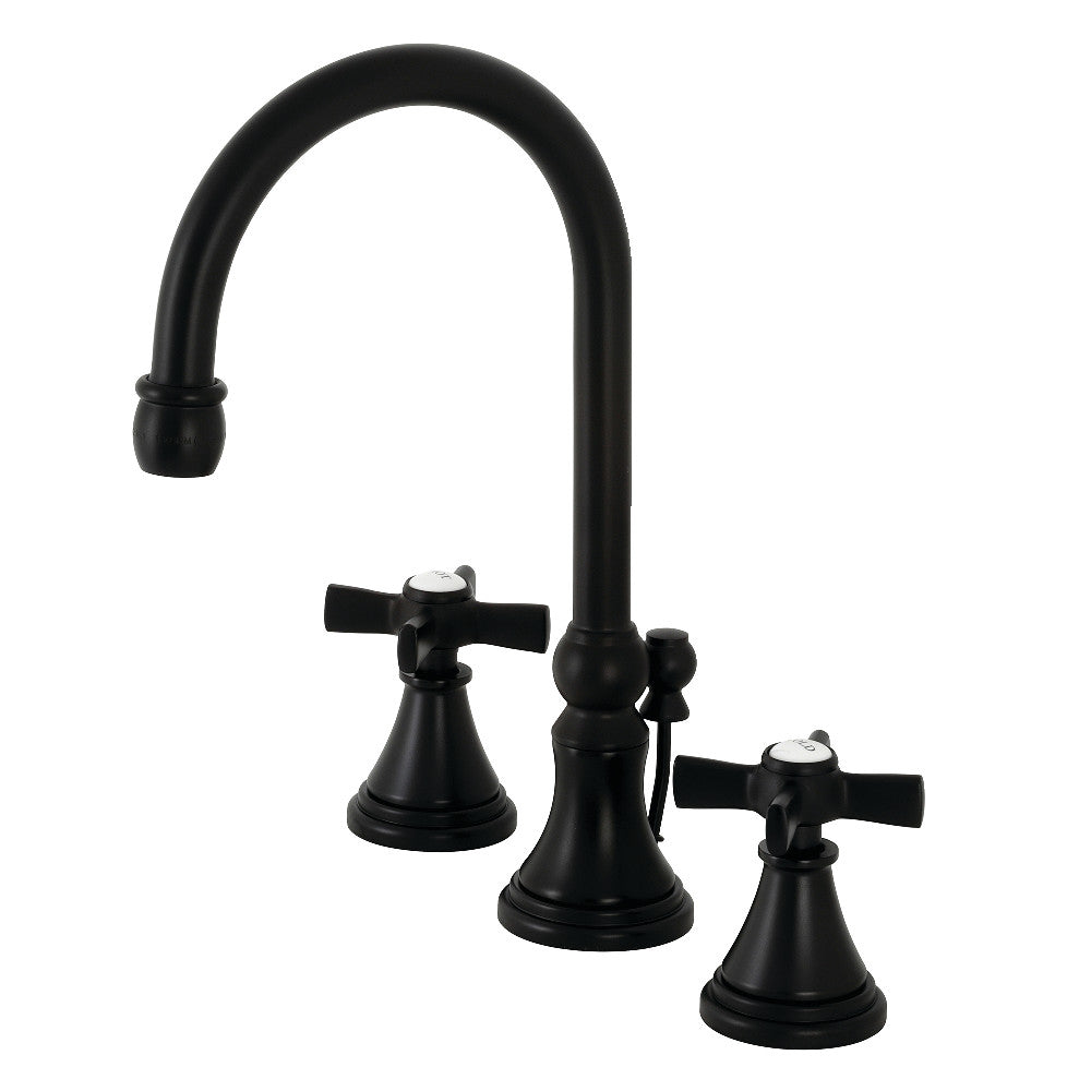 Kingston Brass KS2985ZX Millennium Widespread Bathroom Faucet with Brass Pop-Up