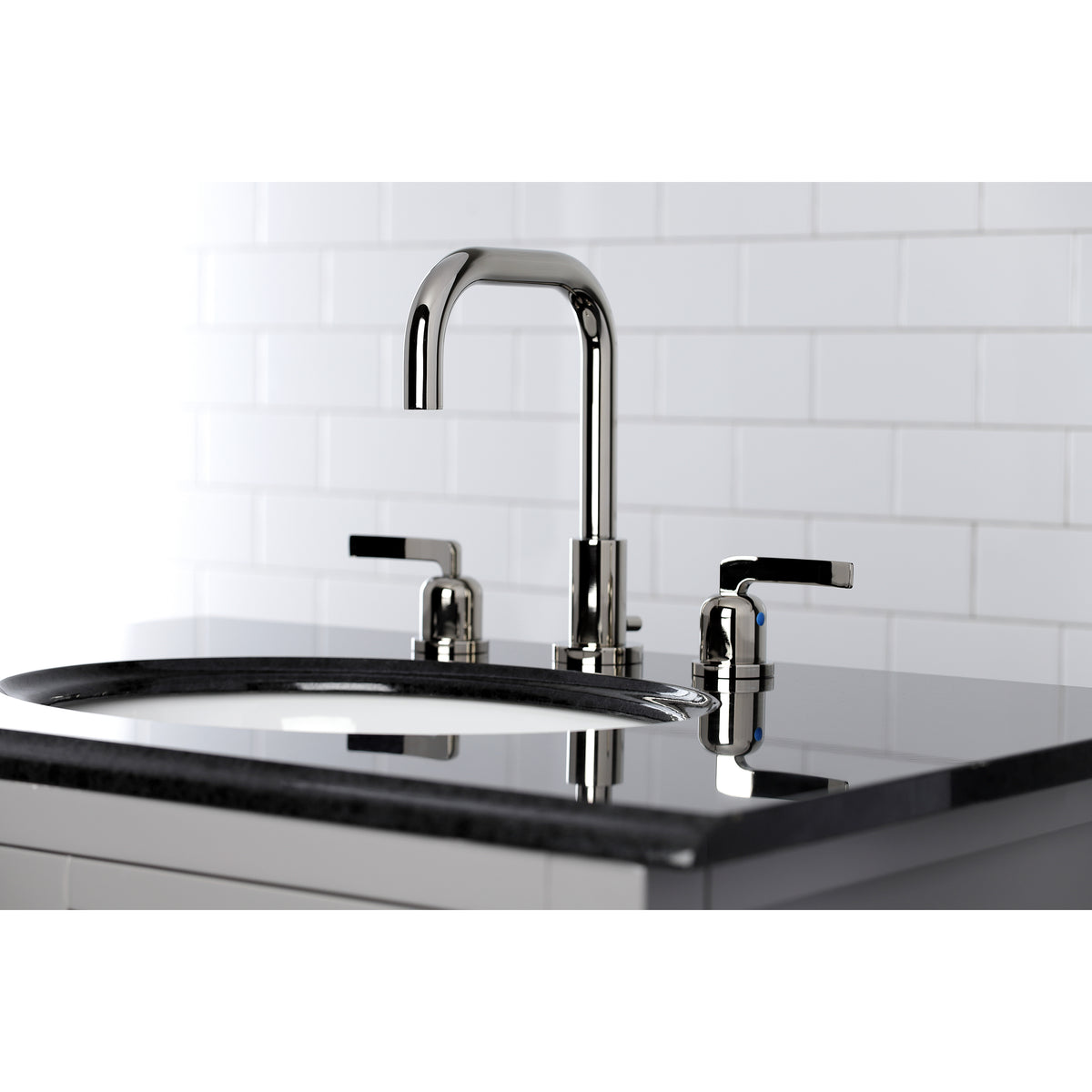 Kingston Brass FSC8931EFL Centurion Widespread Bathroom Faucet with Brass Pop-Up