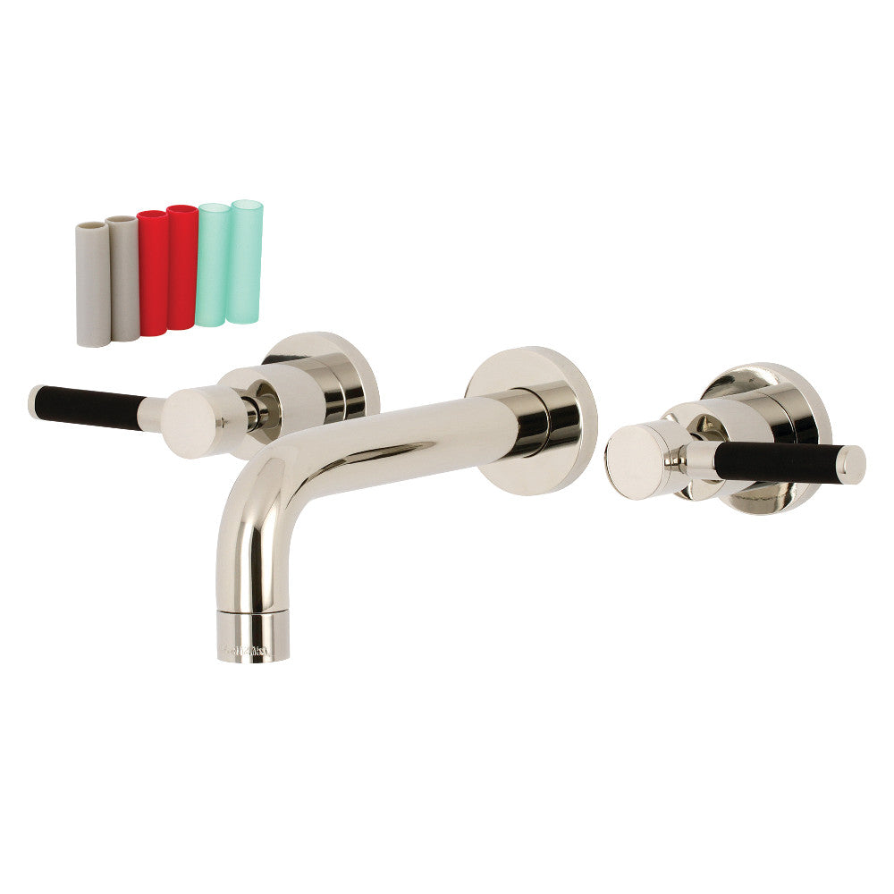 Kingston Brass KS8121DKL Kaiser 2-Handle Wall Mount Bathroom Faucet