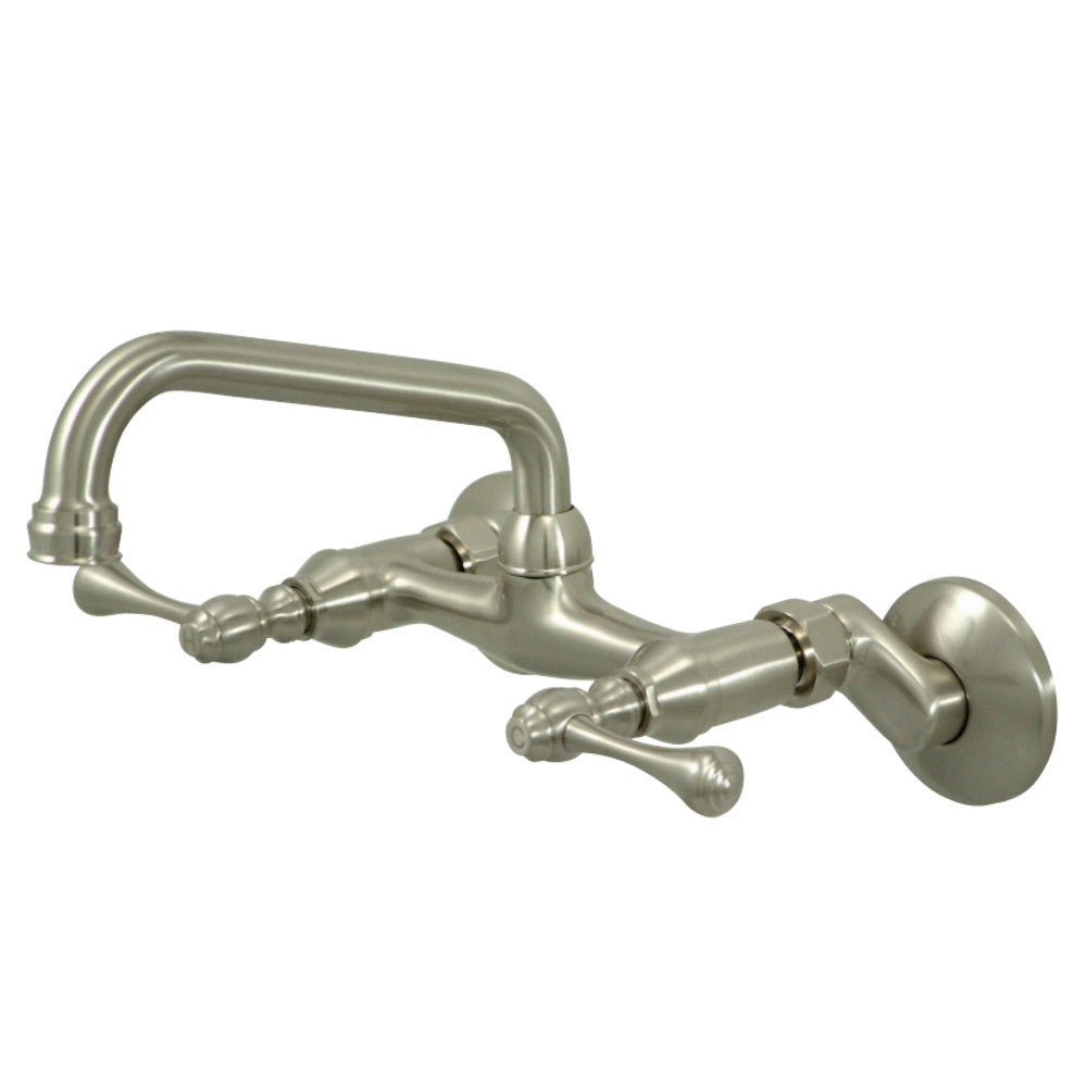 Kingston Brass KS313SB Kingston Two Handle Wall Mount Kitchen Faucet
