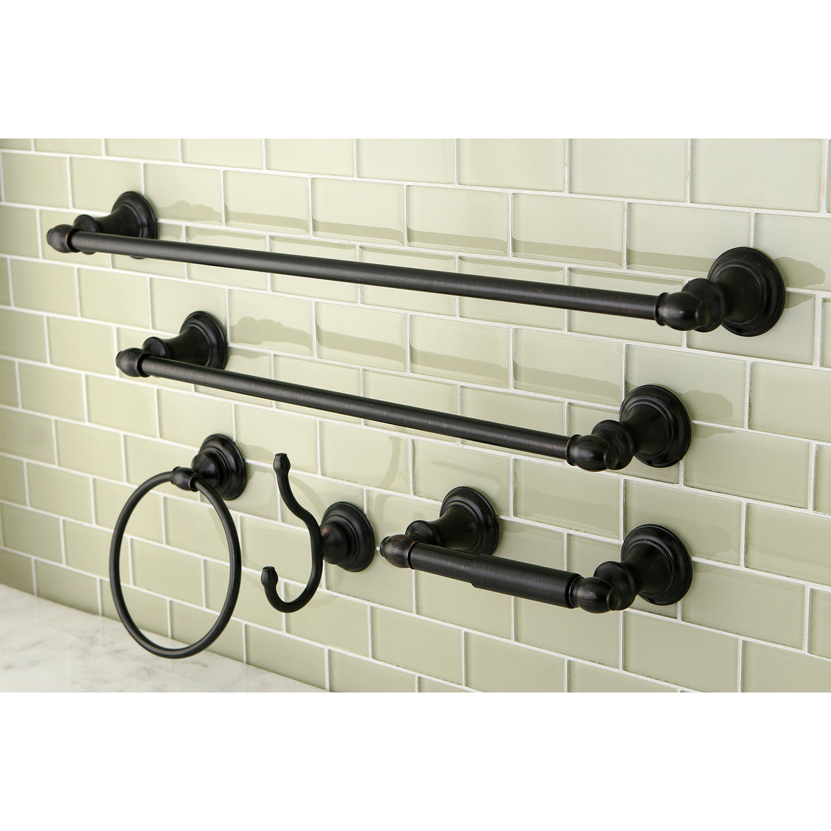 Kingston Brass Provence 5-Piece Bathroom Accessory Set