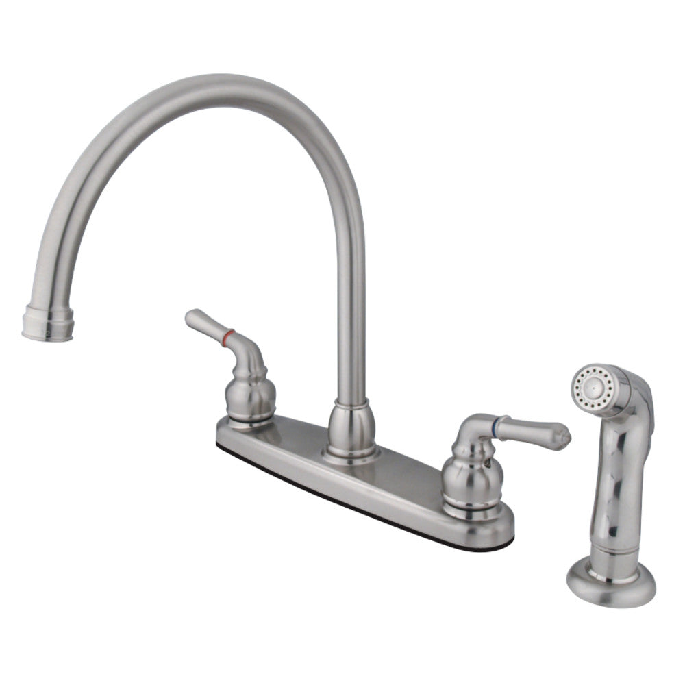Kingston Brass KB796SP Magellan 8-Inch Centerset Kitchen Faucet