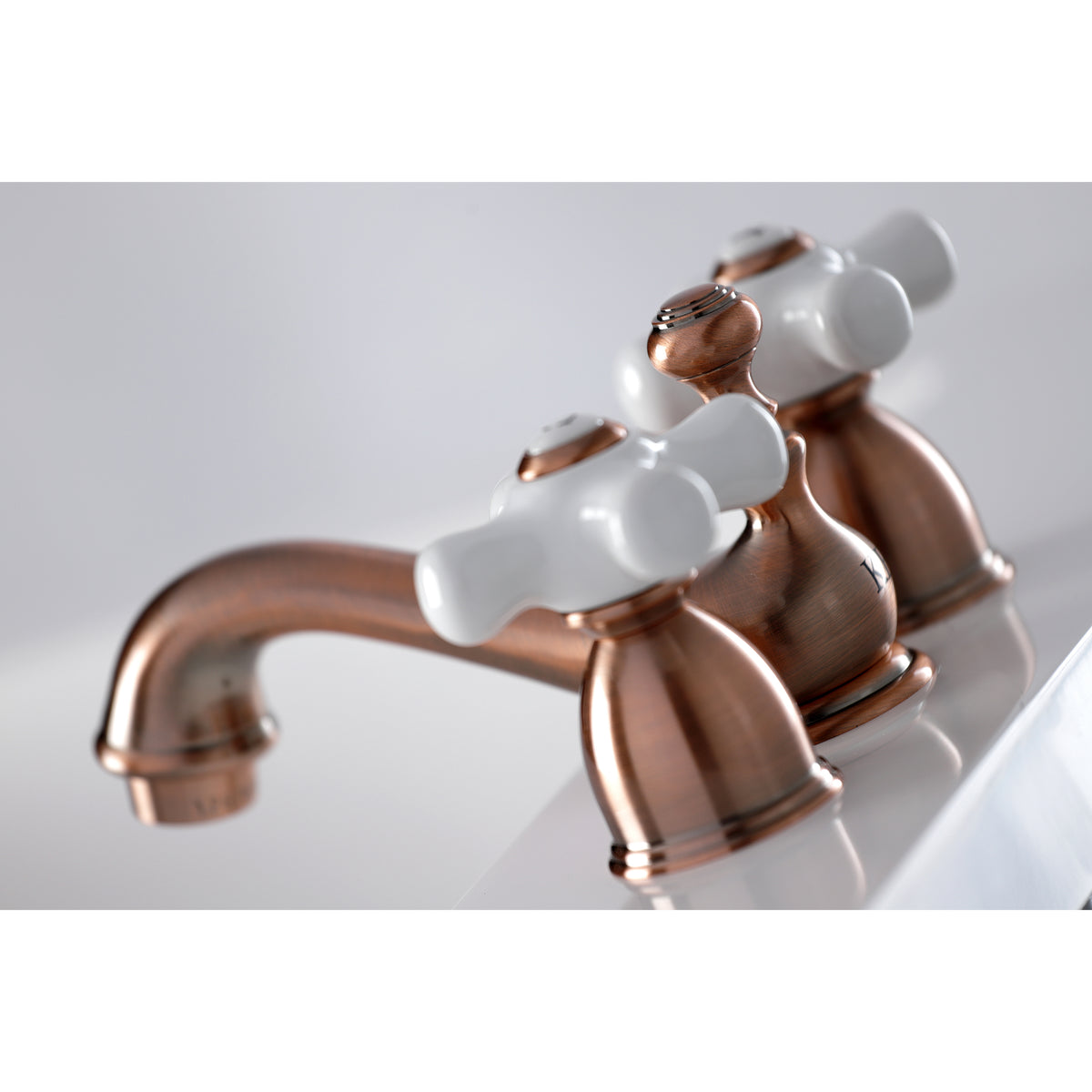 Kingston Brass KS3958PX Mini-Widespread Bathroom Faucet