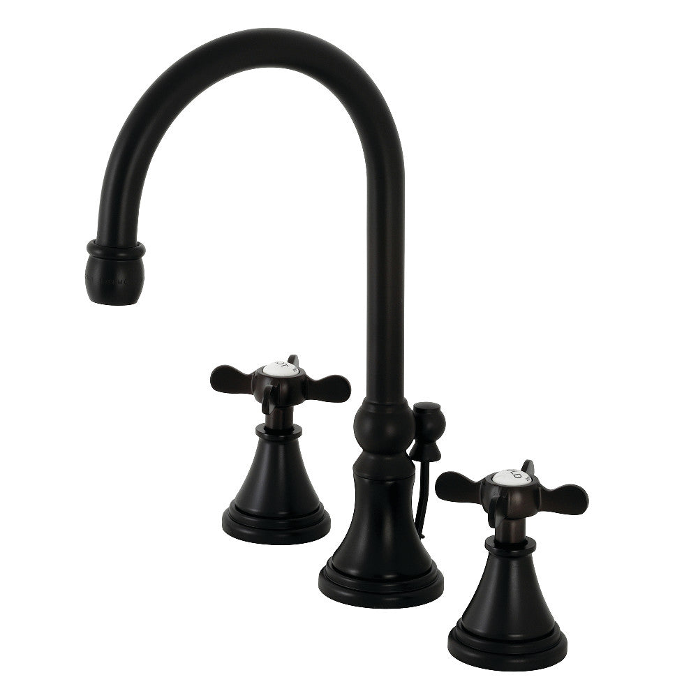 Kingston Brass KS2980BEX Essex Widespread Bathroom Faucet with Brass Pop-Up