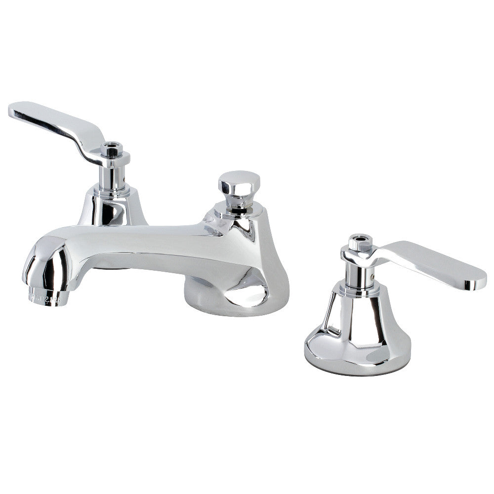 Kingston Brass KS4468KL Whitaker Widespread Bathroom Faucet with Brass Pop-Up
