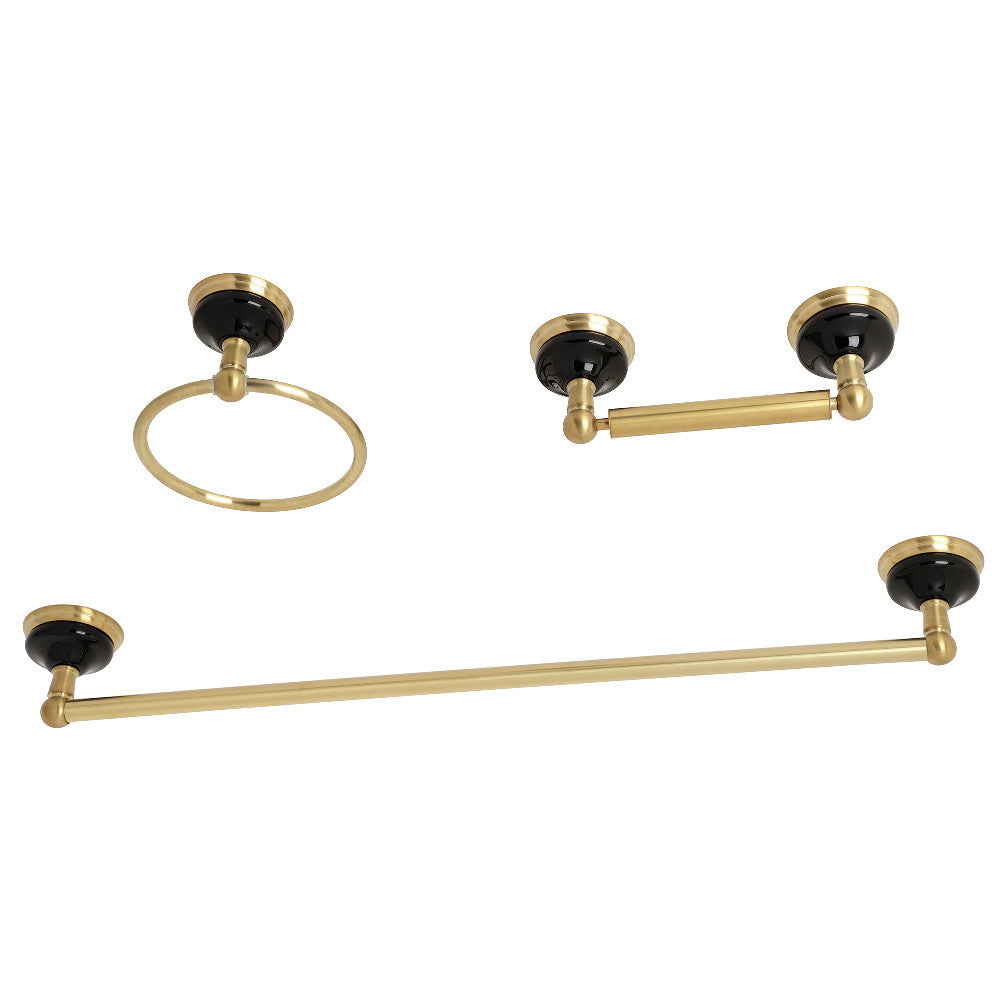 Kingston Brass Water Onyx 3-Piece Bathroom Accessory Set