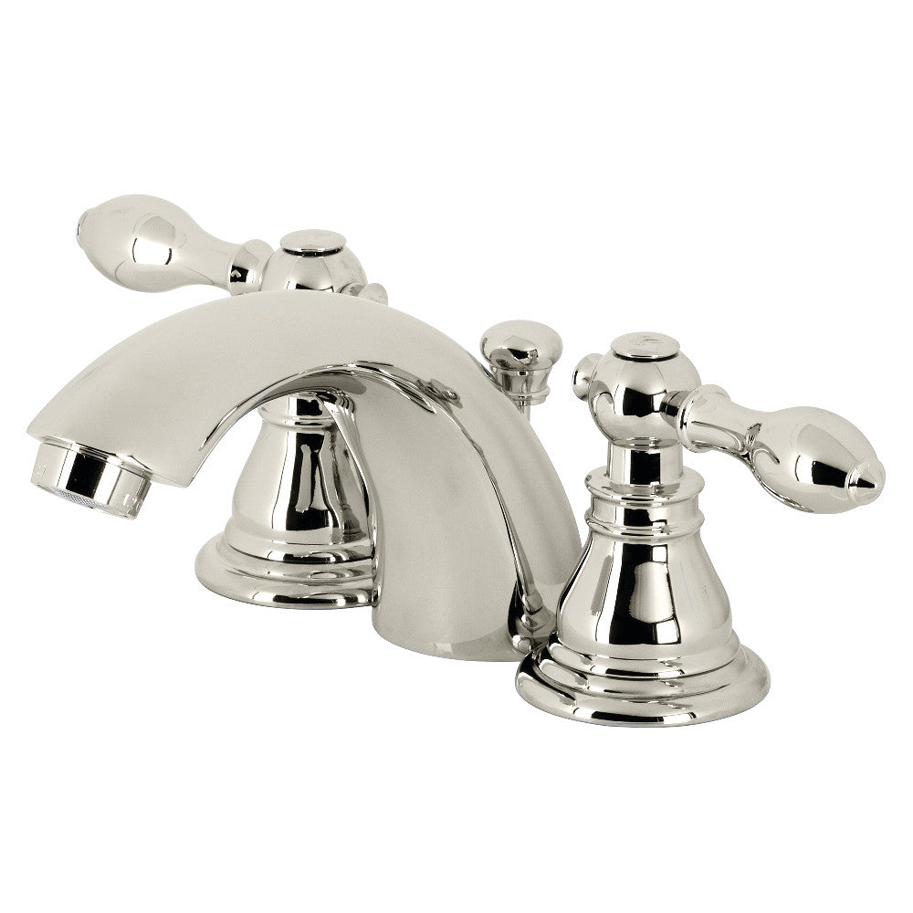 Kingston Brass KB958ACL American Classic Mini-Widespread Bathroom Faucet with Plastic Pop-Up