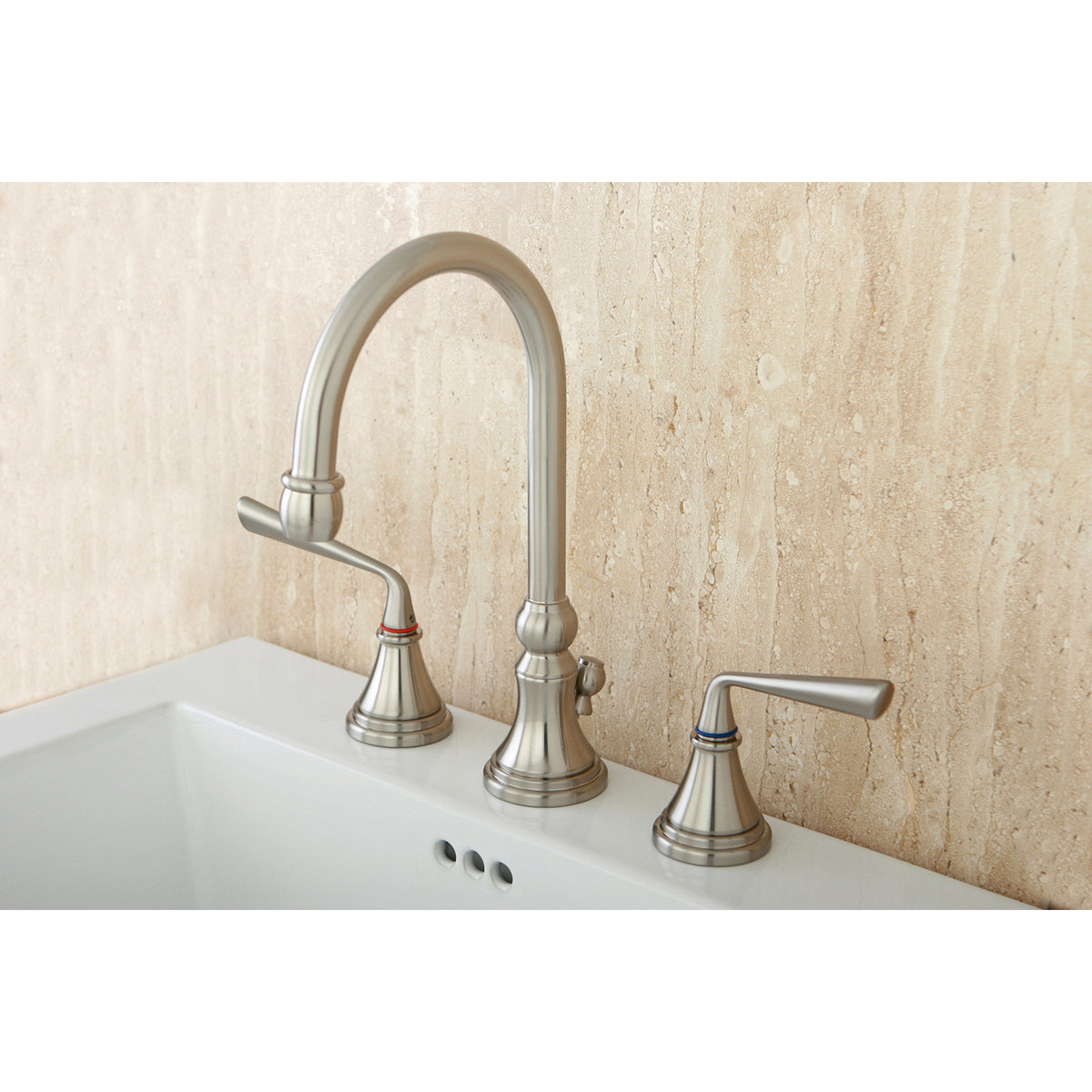 Kingston Brass KS2982ZL 8 in. Widespread Bathroom Faucet