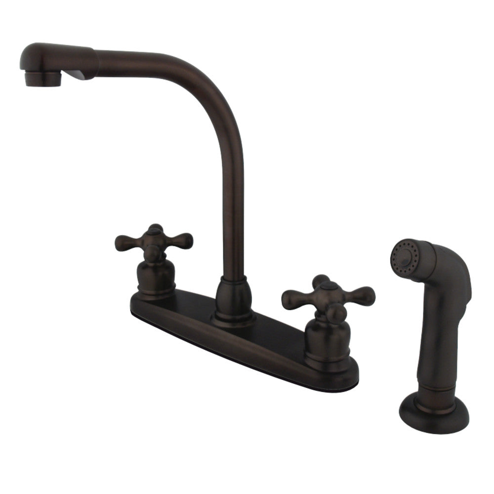 Kingston Brass KB711AXSP Victorian Centerset Kitchen Faucet