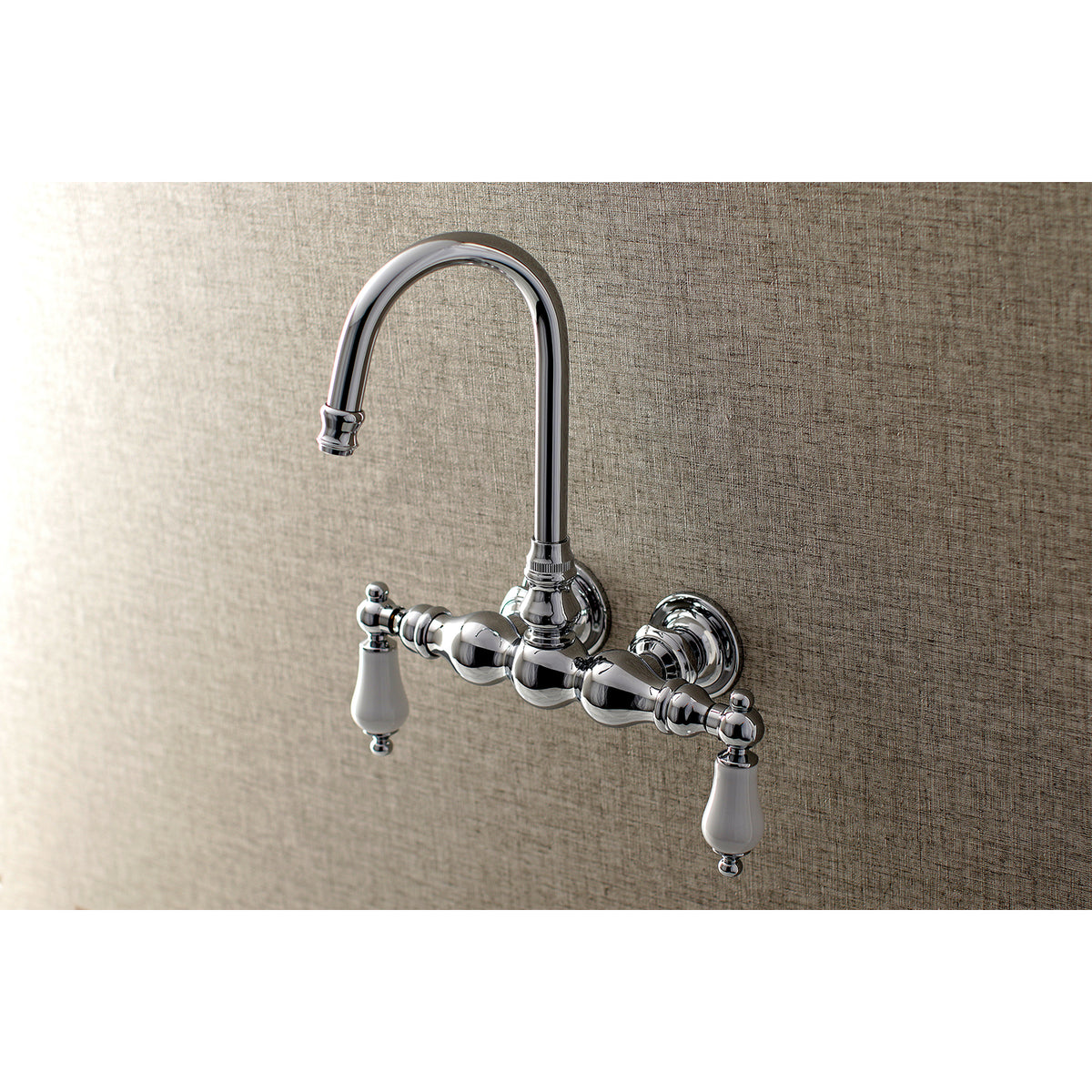 Aqua Vintage 3-3/8 Inch Wall Mount Tub Faucet
