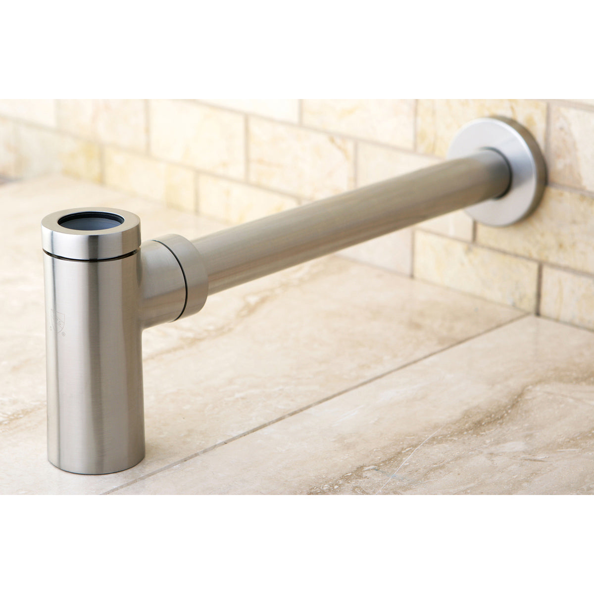 Kingston Brass Trimscape 1-1/4" OD Brass Round Siphon Bottle Trap