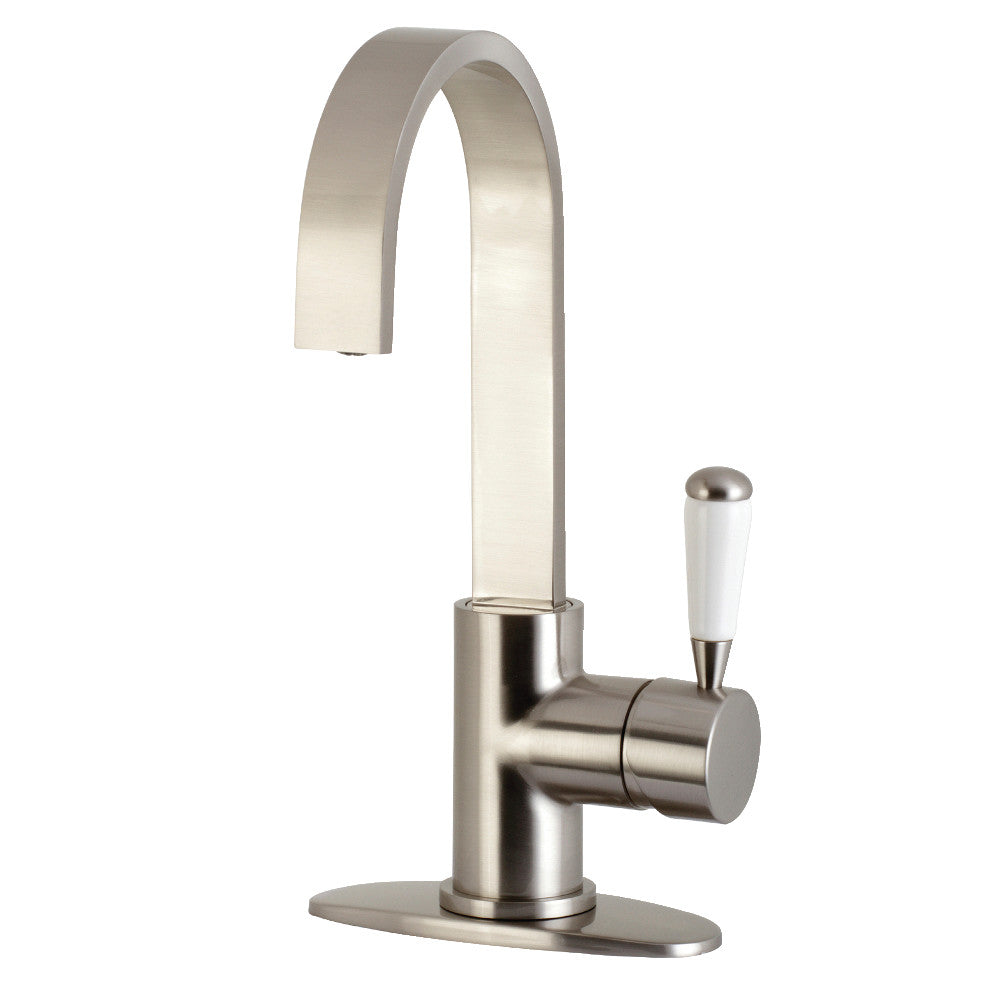 Kingston Brass LS8618DPL Paris One-Handle 1-Hole Deck Mounted Bar Faucet