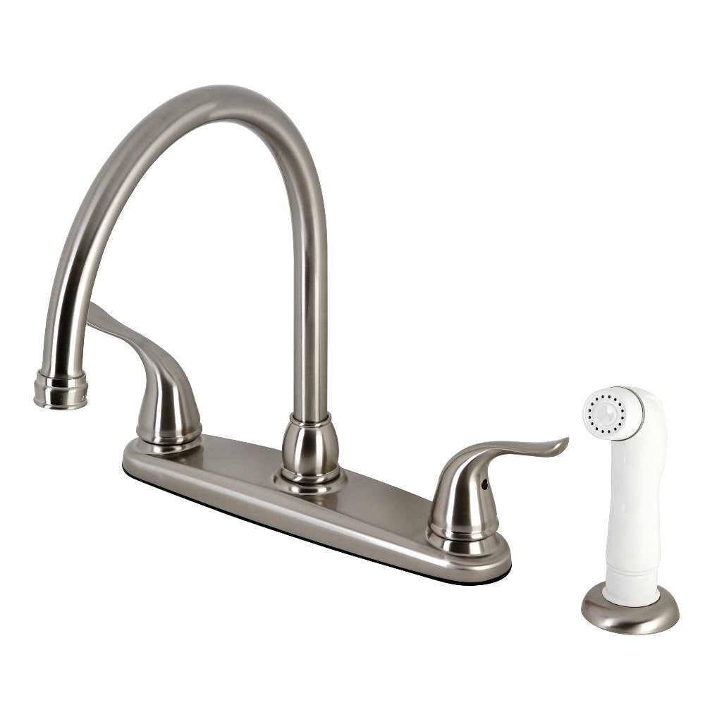 Kingston Brass KB798YL Yosemite 8-Inch Centerset Kitchen Faucet with Sprayer