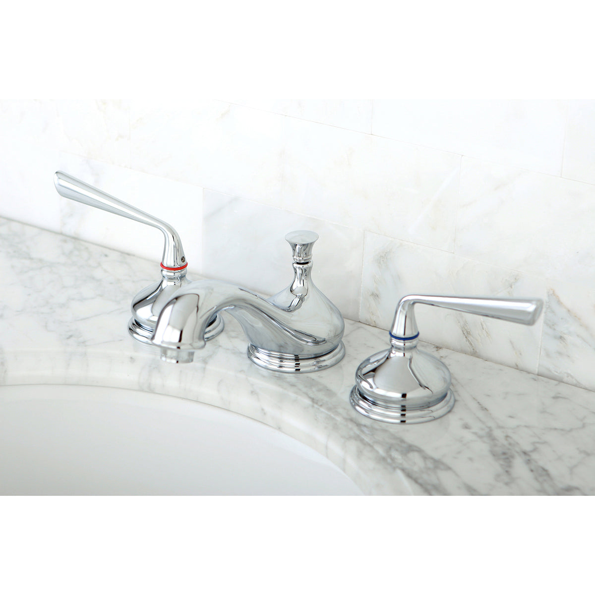 Kingston Brass KS1165ZL 8 in. Widespread Bathroom Faucet