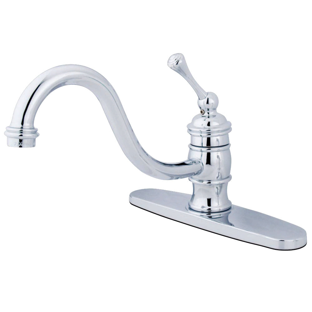Kingston Brass KB3572BLLS 8-Inch Centerset Kitchen Faucet