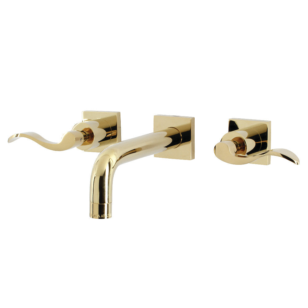 Kingston Brass KS6126DFL NuWave Two-Handle Wall Mount Bathroom Faucet