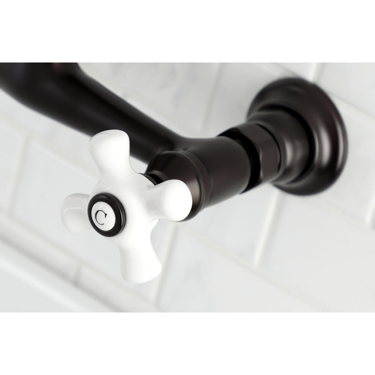 Kingston Brass KS3246PX Vintage Wall Mount Bathroom Faucet