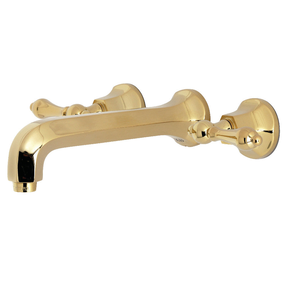 Kingston Brass KS4128AL Metropolitan 2-Handle Wall Mount Bathroom Faucet