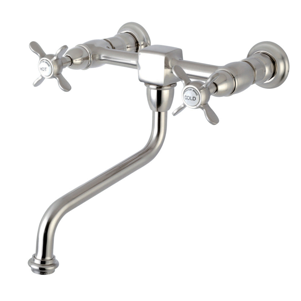 Kingston Brass KS1216BEX Essex Wall Mount Bathroom Faucet