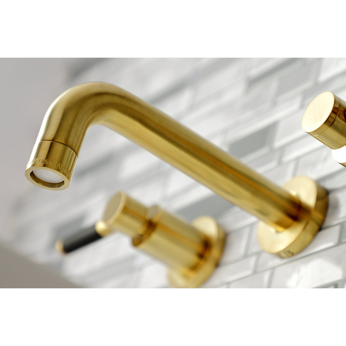 Kingston Brass KS8121DKL Kaiser 2-Handle Wall Mount Bathroom Faucet