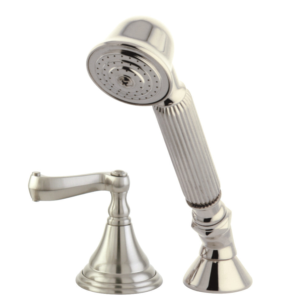 Kingston Brass Deck Mount Hand Shower with Diverter for Roman Tub Faucet