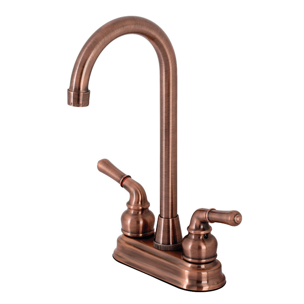 Kingston Brass KB494 Magellan Two-Handle 4" Centerset Bar Faucet