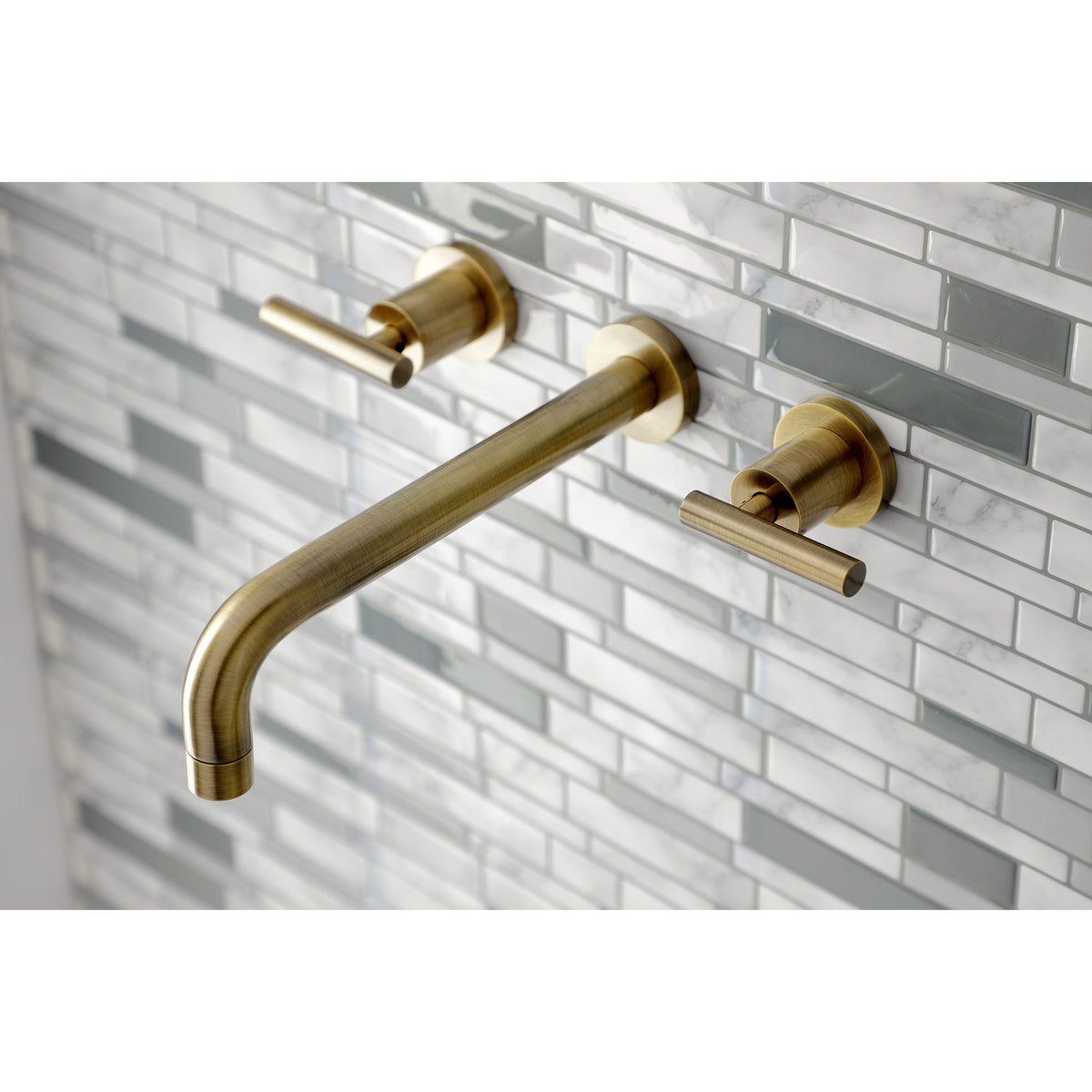 Manhattan Two-Handle Wall Mount Tub Faucet