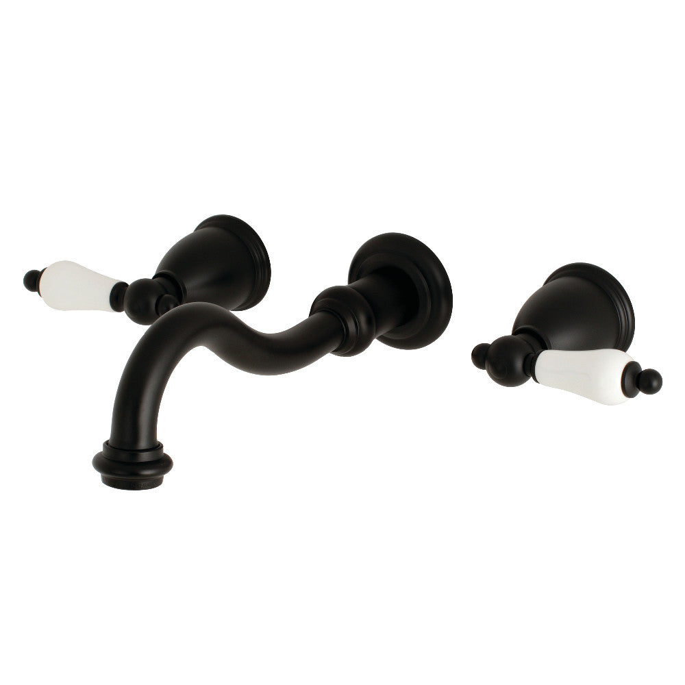 Kingston Brass KS3122PL Vintage 2-Handle Wall Mount Bathroom Faucet