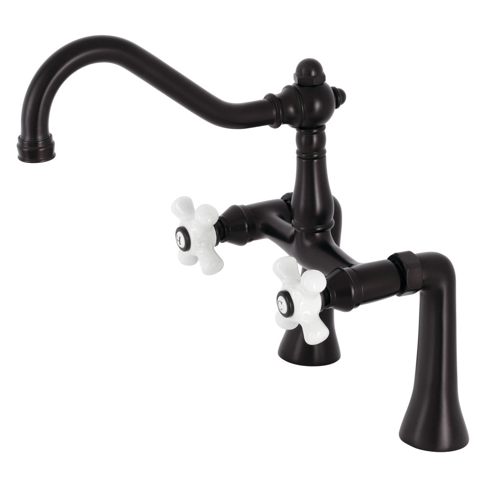 Restoration Deck Mount Clawfoot Tub Faucet