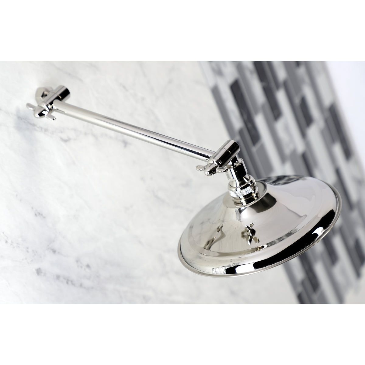 Victorian Shower Head with Adjustable Shower Arm