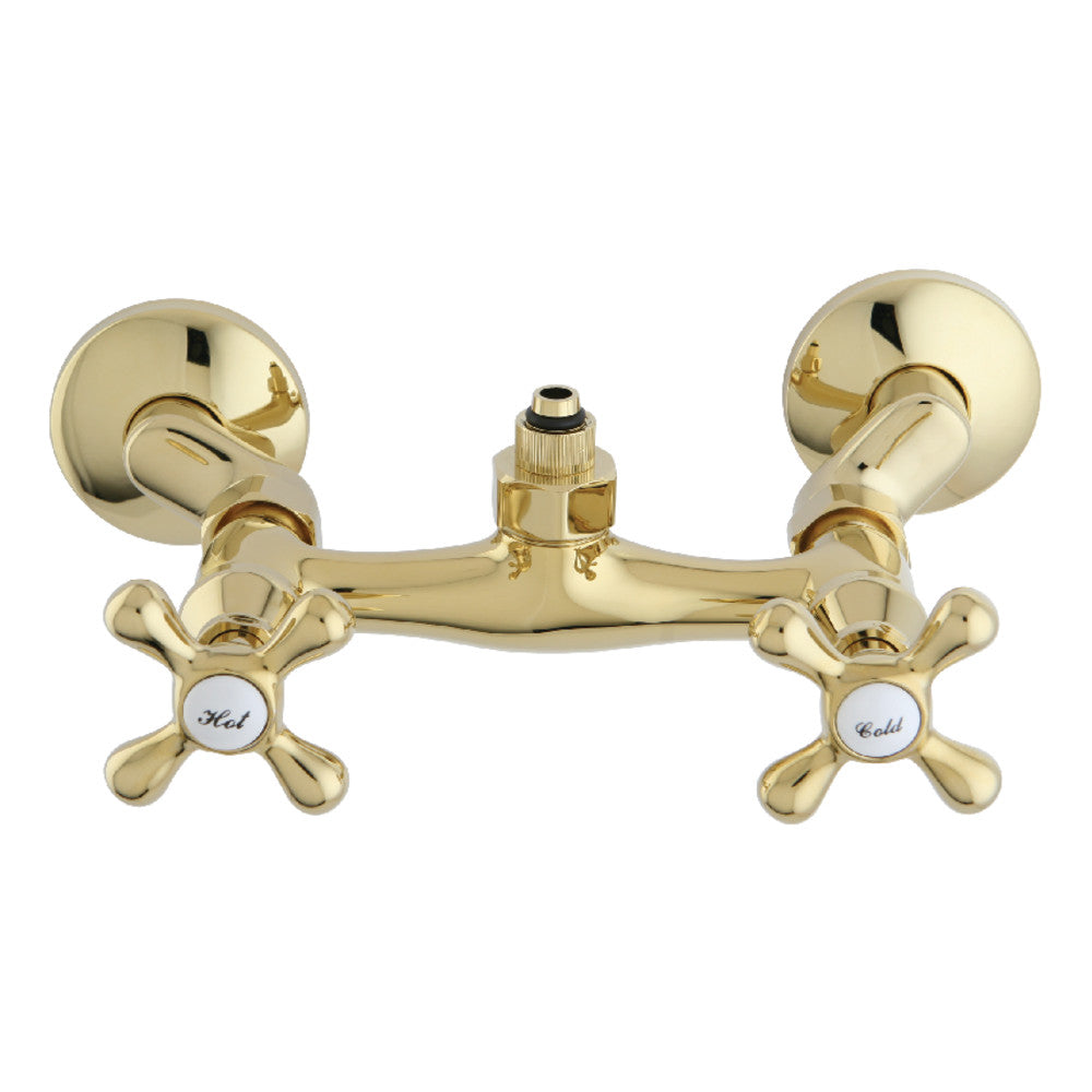 Kingston Brass Vintage Wall Mount Tub Faucet Body with Riser Adapter