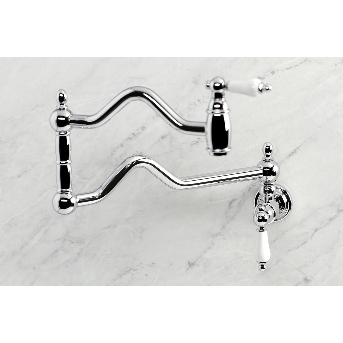 Kingston Brass KS2102PL Heritage Wall Mount Pot Filler