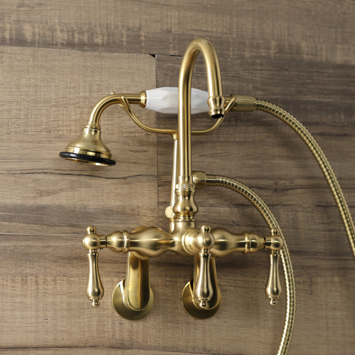 Aqua Vintage Wall Mount Clawfoot Tub Faucets
