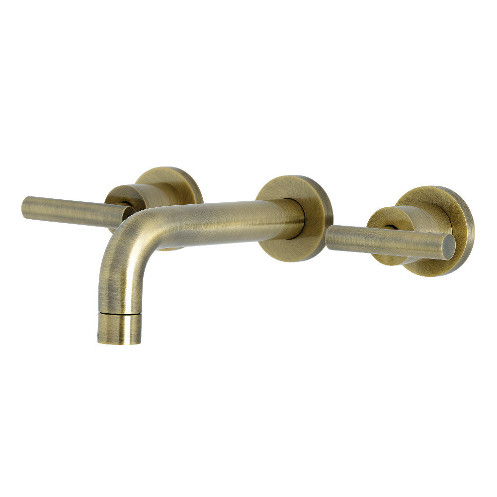 Kingston Brass KS8126CML Manhattan 2-Handle 8 in. Wall Mount Bathroom Faucet